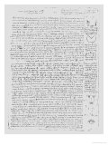 Page from the Codex Leicester  1508-1512