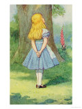 Alice and the Cheshire Cat  Illustration from Alice in Wonderland by Lewis Carroll