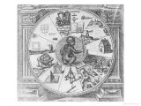 Frontispiece to Robert Fludd's Utriusque Cosmi Historia  Frankfurt  c1624