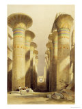 Central Avenue of the Great Hall of Columns  Karnak  from Egypt and Nubia  Vol1