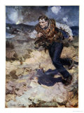 Heroic Middy Carrying Ammunition to the Hard-Pressed British Fighters