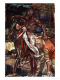 Fool and Want-Wit  Washing a Man  from The Pilgrim's Progress by M Macgregor  Pub Jack  1907
