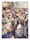 The French Force Rushed Forward to Take Possession of 'The Crater