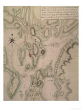 Military Plan of the North Part of Rhode Island  1778