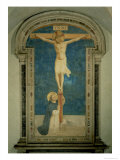 Christ on the Cross Adored by St Dominic
