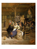 Tavern Interior with Card Players
