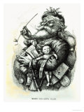 Merry Old Santa Claus  Engraved by the Artist  1889