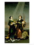 St Justina and St Rufina  1817