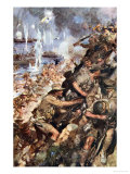 Midst Shot and Shell We Made the Narrow Beach  Landing at Gallipoli  c1916