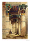 View under the Grand Portico  Philae  from Egypt and Nubia  Vol1