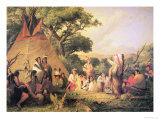Sioux Indian Council  1852