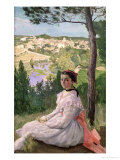 View of the Village  Castelnau  1868