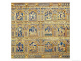 The Verdun Altar  Detail of Decorative Panels Depicting Biblical Scenes  1181