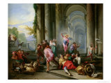Christ Driving the Merchants from the Temple  c1720-30