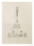Monument Commemorating the Victory over the Peasants  from the Manual of Measurement  Pub 1525