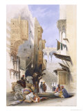 Street Leading to El Azhar  Grand Cairo  Pub 1846