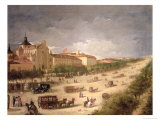 View of the Calle de Alcala  Madrid