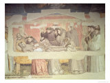 The Death of St Francis  Detail of Bier and Mourners  from the Bardi Chapel