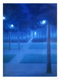 Night Scene in the Parc Royal  Brussels  1897