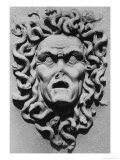 Stone Carving of a Medusa's Head  Belvoir Castle  Leicestershire
