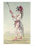 Sioux Ball Player We-Chush-Ta-Doo-Ta  'The Red Man