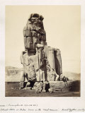 The Vocal Memnon  Colossal Statue of Amenhotep III  XVIII Dynasty  c1375-1358 BC