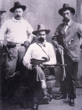 William A Pinkerton with Special Agents Used For Western Trailing  c1875