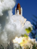 The Space Shuttle Atlantis Lifts off