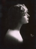 Half-Length Portrait in Profile of the Film Actress Pina Menichelli