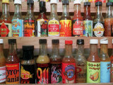 These are Sample Bottles of Hot Sauce Sold by Kaufman's Fancy Fruit and Vegetables