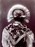Half-Length Portrait from Behind of a Woman in a Typical Regional Costume of the Alta Brianza