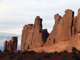 A Towering Canyon in Arches National Park Called Park Avenue Because It Resembles a City Skyline