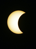 The Moon Partially Covers the Sun During the Peak of an Annular Eclipse Seen from Tel Aviv