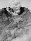 The North Side of Mount St Helens is Wide Open as the Volcano Starts to Erupt