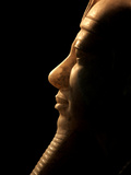 A Seated Statue of Menkaure Carved in Luminous Calcite