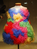 Colorful Silk Tulle Dress
