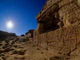 Temple of Alexander the Great  near El Bawati  Bahariya Museum  Valley of the Golden Mummies  Egypt