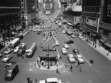 This is an Aerial View of Times Square from the New York Times Newspaper Tower Building