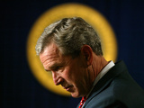 President Bush Speaks About Columbus Day at the Eisenhower Executive Office Building