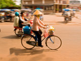 Bicycle Transportation  Vientiane  Laos