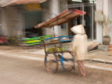 Mobile Fruit Vendor  Vientiane  Laos