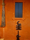 Adinkra Symbols on Shrine to Nana Yaa Asantewaa  Ejisu  Ghana