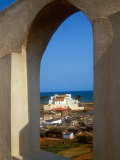 St George's Castle Through Arched Window at St Jago Fort  Elmina Castle  Elmina  Ghana