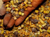 Beadmaker Displaying Samples  Asameng  Ghana