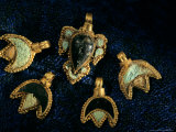 Necklace Adornments  Gold Artifacts From Tillya Tepe Find  Six Tombs of Bactrian Nomads