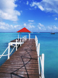 Dock in St Francois  Guadeloupe  Puerto Rico