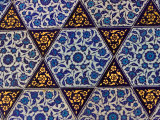Tile Inside Topkapi Palace  Istanbul  Turkey