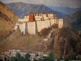 Potala Wall Painting  Tibet