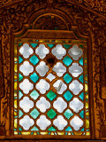 Stained Glass Window in Merlana Museum  Konya City  Turkey