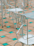 Cafe Tables and Chairs  Positano  Amalfi Coast  Campania  Italy